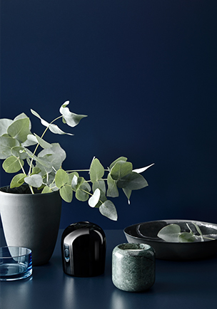 Still life featuring Laminex Colour Collection French Navy