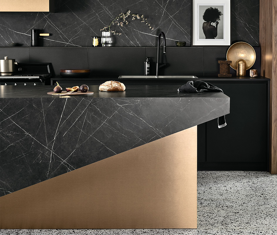 Minerals and metallics kitchen